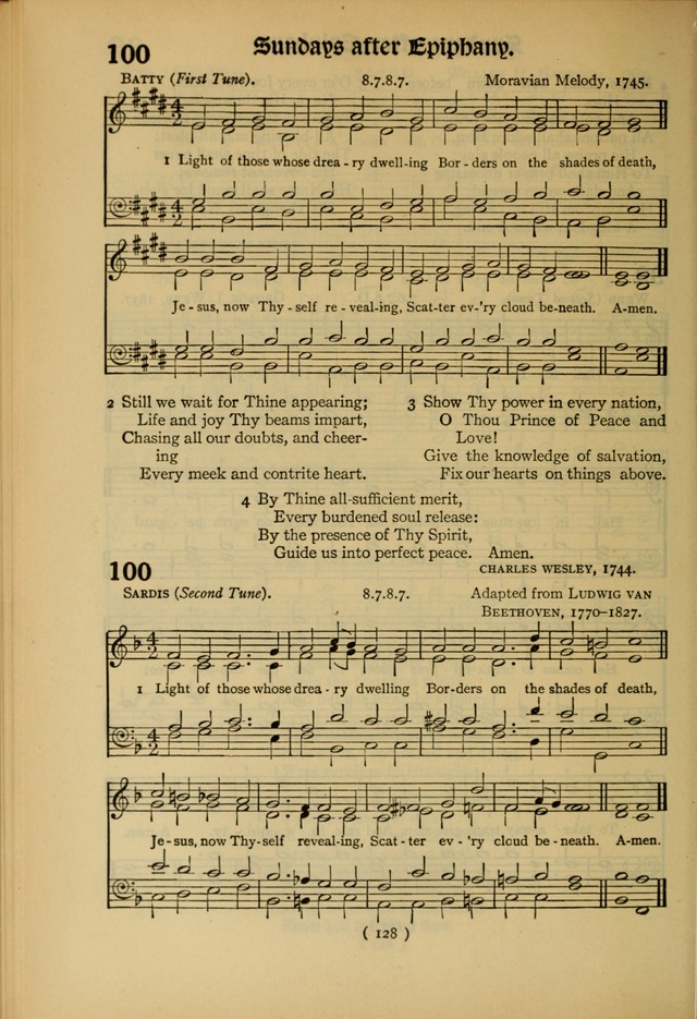 The Hymnal: as authorized and approved by the General Convention of the Protestant Episcopal Church in the United States of America in the year of our Lord 1916 page 198