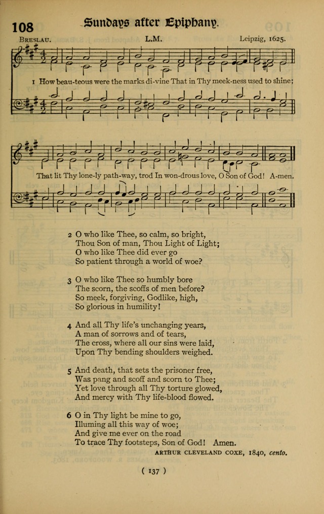 The Hymnal: as authorized and approved by the General Convention of the Protestant Episcopal Church in the United States of America in the year of our Lord 1916 page 207