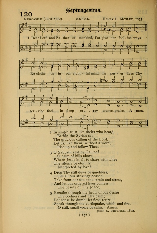 The Hymnal: as authorized and approved by the General Convention of the Protestant Episcopal Church in the United States of America in the year of our Lord 1916 page 222