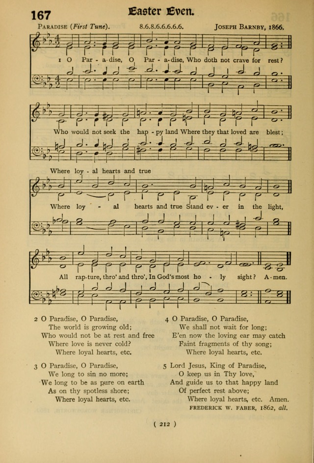 The Hymnal: as authorized and approved by the General Convention of the Protestant Episcopal Church in the United States of America in the year of our Lord 1916 page 282