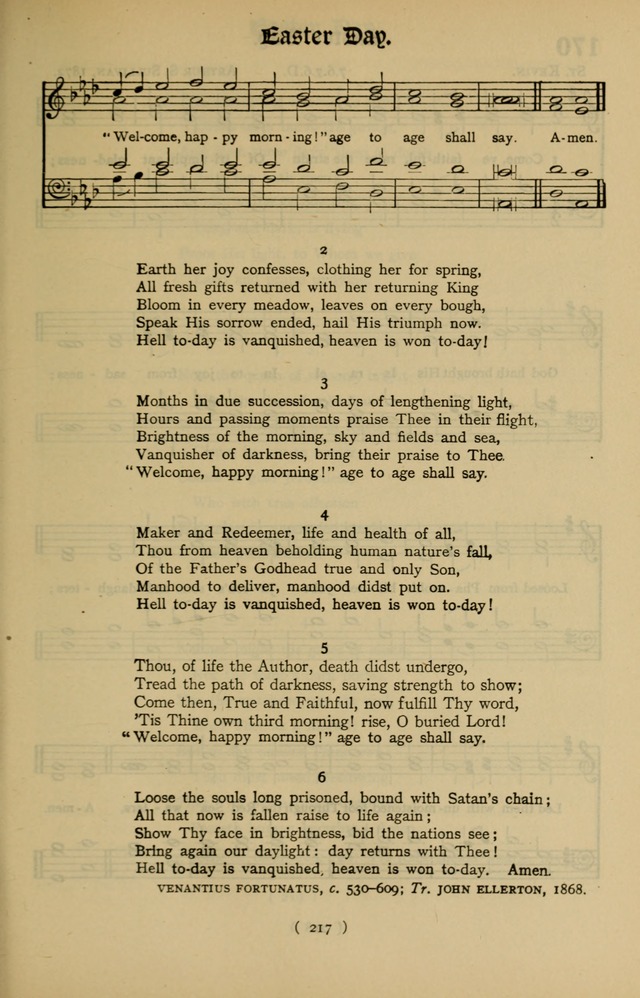 The Hymnal: as authorized and approved by the General Convention of the Protestant Episcopal Church in the United States of America in the year of our Lord 1916 page 287