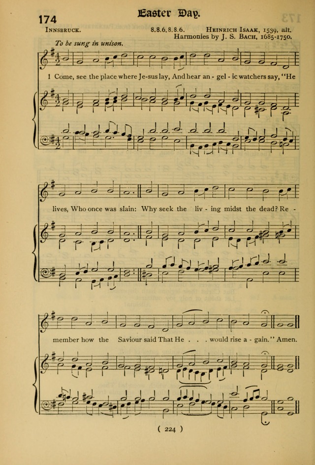 The Hymnal: as authorized and approved by the General Convention of the Protestant Episcopal Church in the United States of America in the year of our Lord 1916 page 294