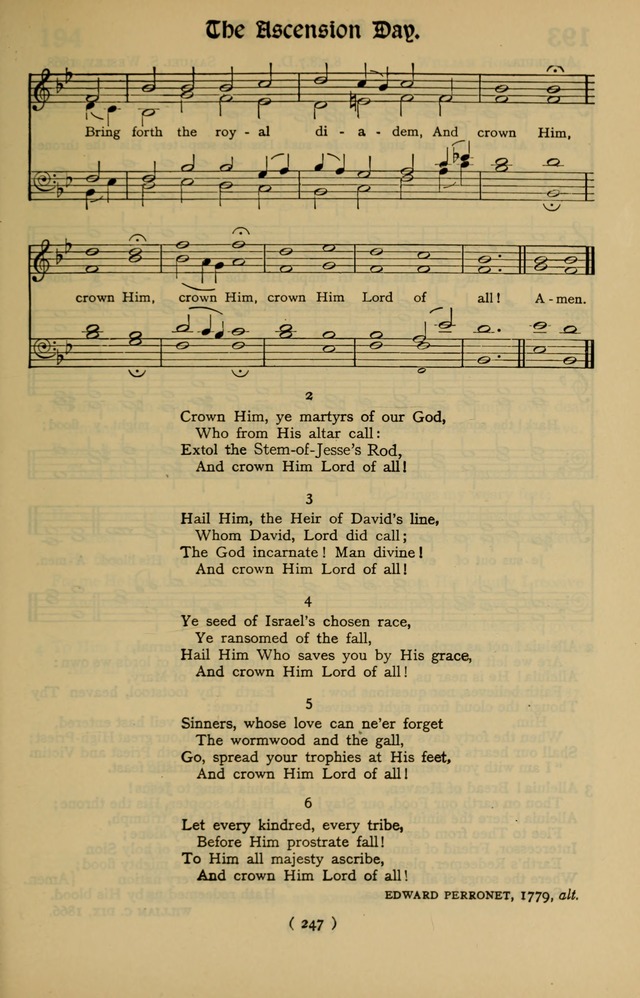 The Hymnal: as authorized and approved by the General Convention of the Protestant Episcopal Church in the United States of America in the year of our Lord 1916 page 318