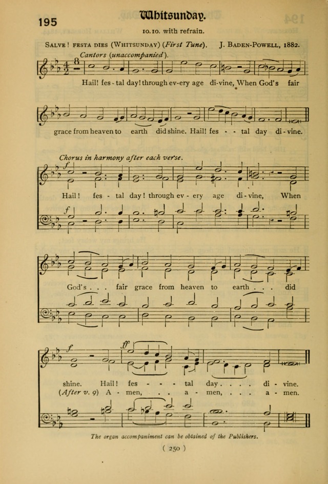 The Hymnal: as authorized and approved by the General Convention of the Protestant Episcopal Church in the United States of America in the year of our Lord 1916 page 321