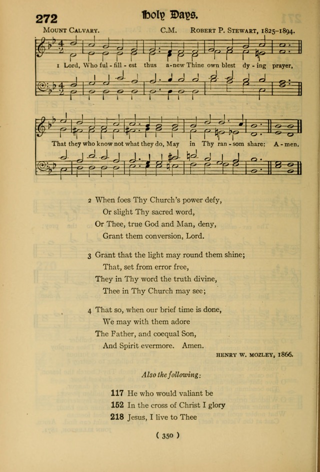 The Hymnal: as authorized and approved by the General Convention of the Protestant Episcopal Church in the United States of America in the year of our Lord 1916 page 425