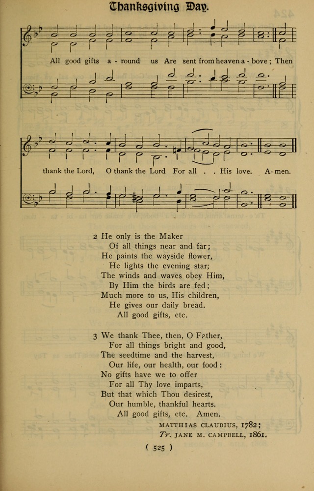 The Hymnal: as authorized and approved by the General Convention of the Protestant Episcopal Church in the United States of America in the year of our Lord 1916 page 600
