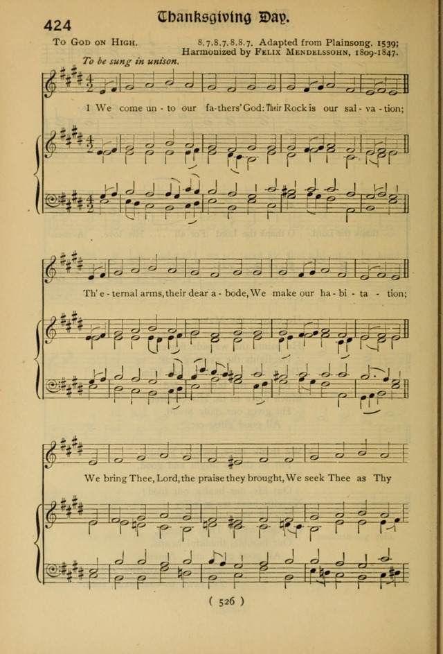 The Hymnal: as authorized and approved by the General Convention of the Protestant Episcopal Church in the United States of America in the year of our Lord 1916 page 601