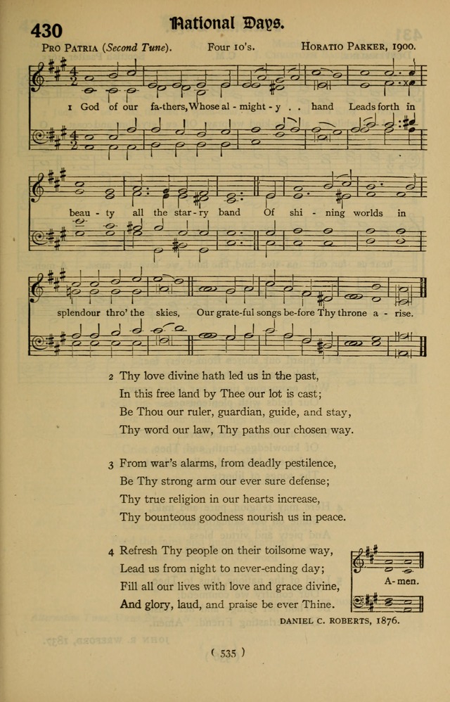 The Hymnal: as authorized and approved by the General Convention of the Protestant Episcopal Church in the United States of America in the year of our Lord 1916 page 610