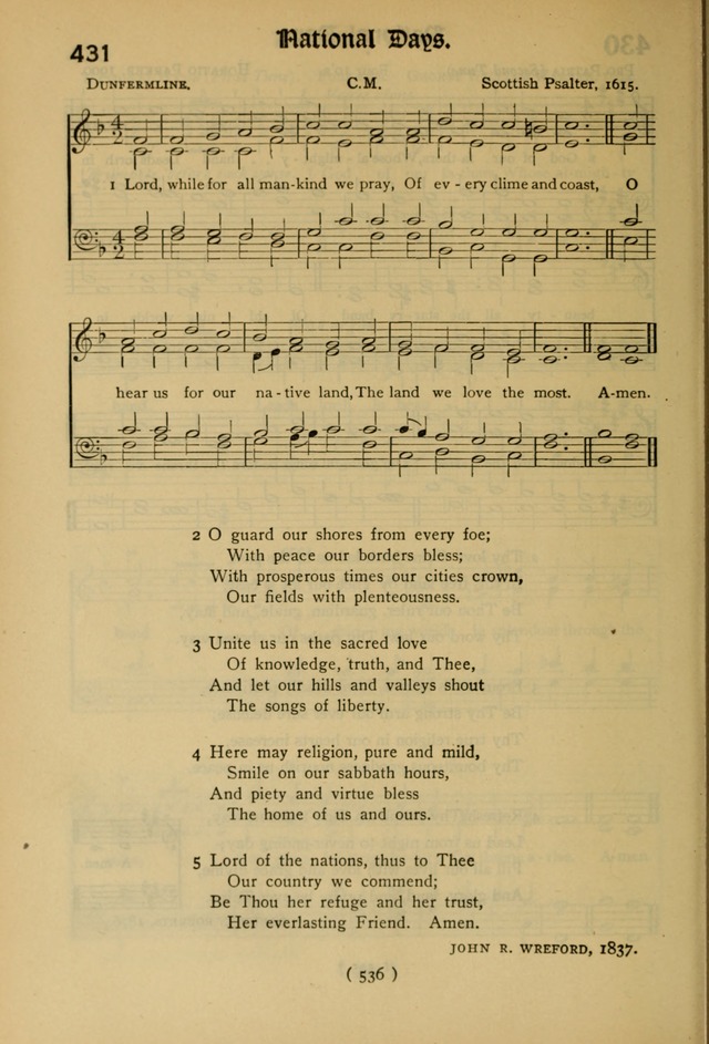 The Hymnal: as authorized and approved by the General Convention of the Protestant Episcopal Church in the United States of America in the year of our Lord 1916 page 611