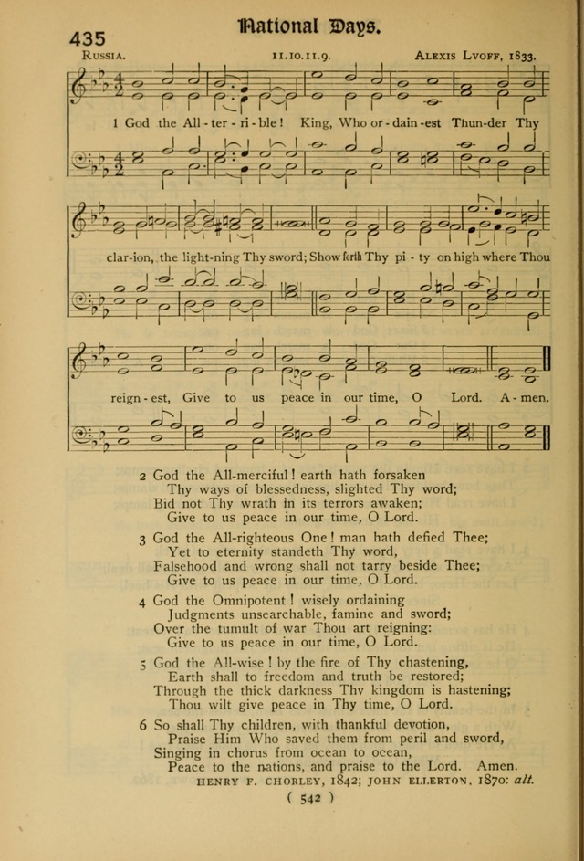 The Hymnal: as authorized and approved by the General Convention of the Protestant Episcopal Church in the United States of America in the year of our Lord 1916 page 617