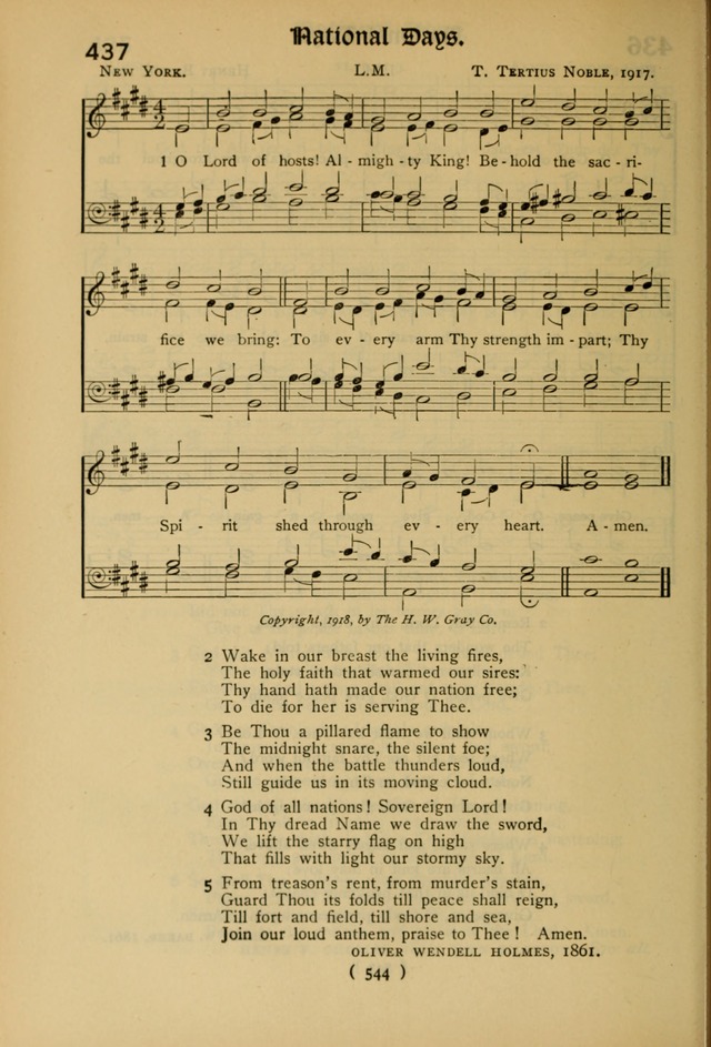 The Hymnal: as authorized and approved by the General Convention of the Protestant Episcopal Church in the United States of America in the year of our Lord 1916 page 619