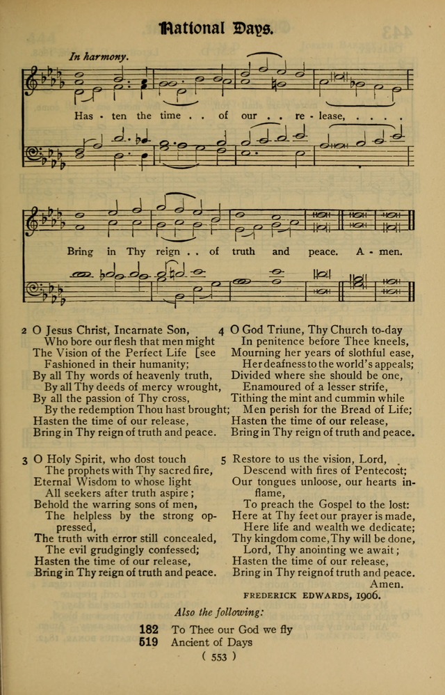 The Hymnal: as authorized and approved by the General Convention of the Protestant Episcopal Church in the United States of America in the year of our Lord 1916 page 628
