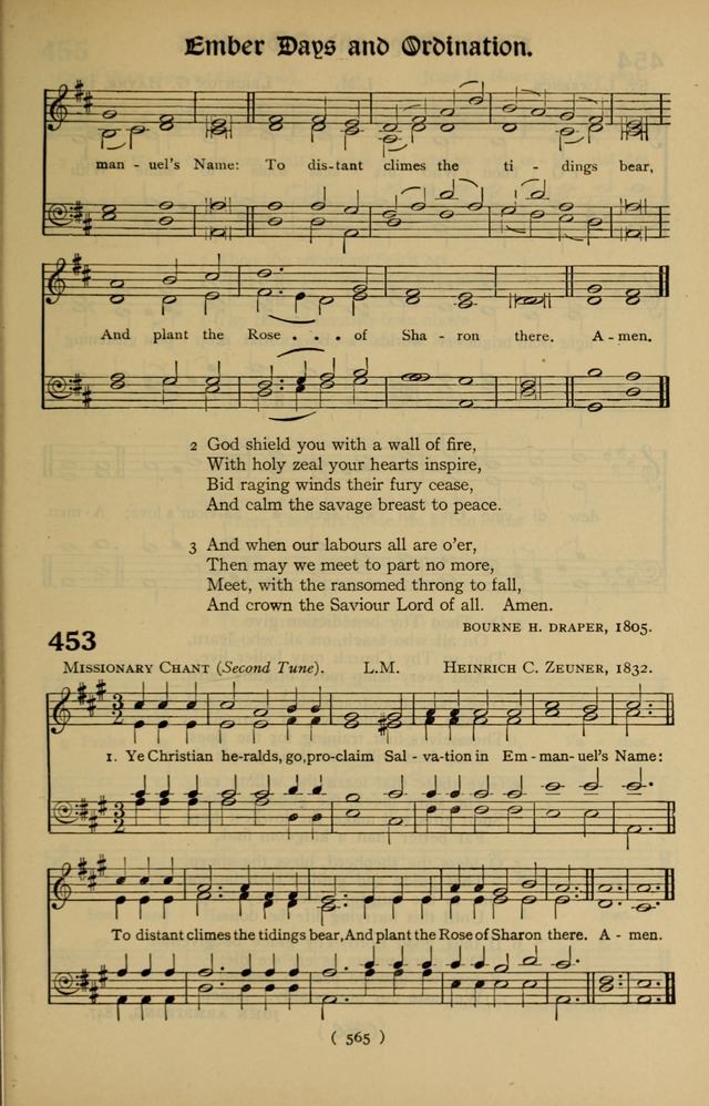 The Hymnal: as authorized and approved by the General Convention of the Protestant Episcopal Church in the United States of America in the year of our Lord 1916 page 640