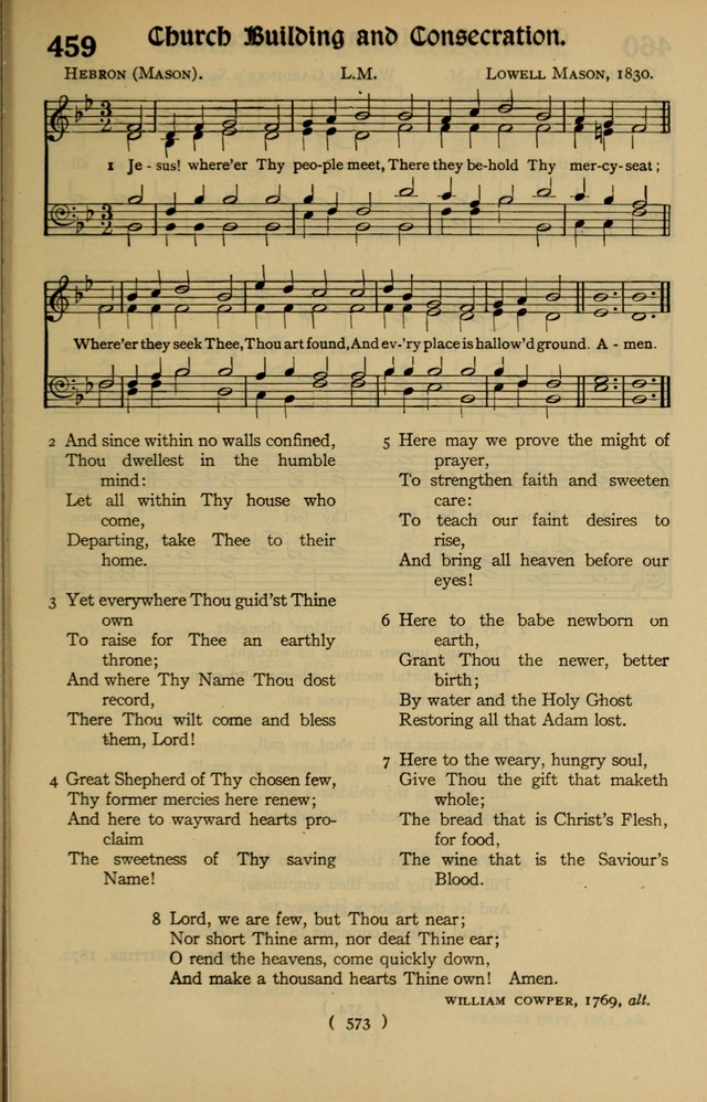 The Hymnal: as authorized and approved by the General Convention of the Protestant Episcopal Church in the United States of America in the year of our Lord 1916 page 648