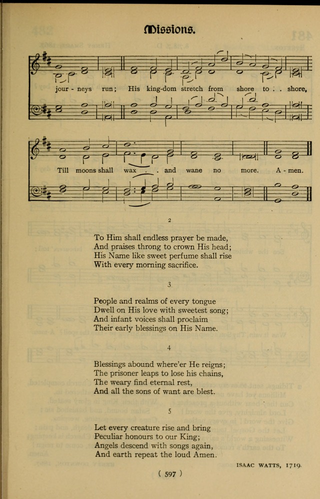 The Hymnal: as authorized and approved by the General Convention of the Protestant Episcopal Church in the United States of America in the year of our Lord 1916 page 672