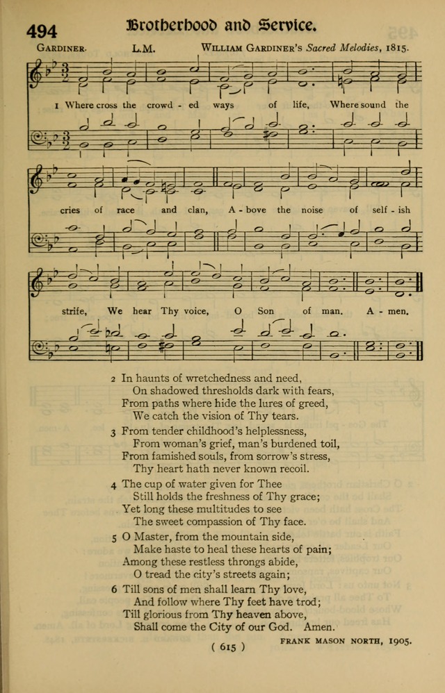 The Hymnal: as authorized and approved by the General Convention of the Protestant Episcopal Church in the United States of America in the year of our Lord 1916 page 690