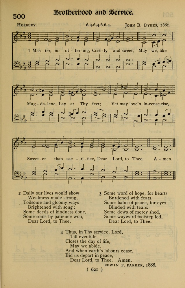 The Hymnal: as authorized and approved by the General Convention of the Protestant Episcopal Church in the United States of America in the year of our Lord 1916 page 696