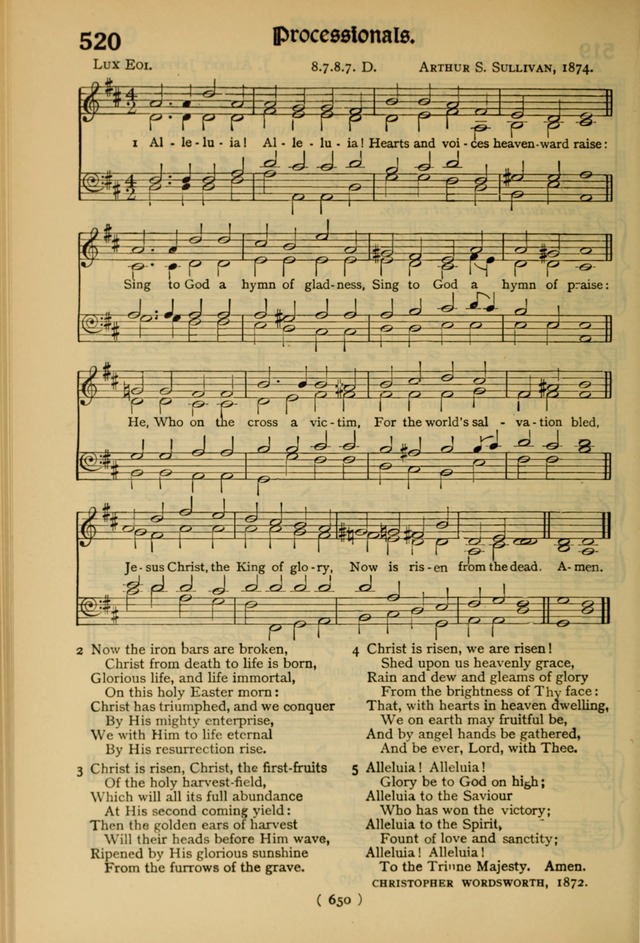 The Hymnal: as authorized and approved by the General Convention of the Protestant Episcopal Church in the United States of America in the year of our Lord 1916 page 725