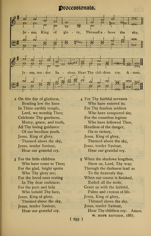 The Hymnal: as authorized and approved by the General Convention of the Protestant Episcopal Church in the United States of America in the year of our Lord 1916 page 730