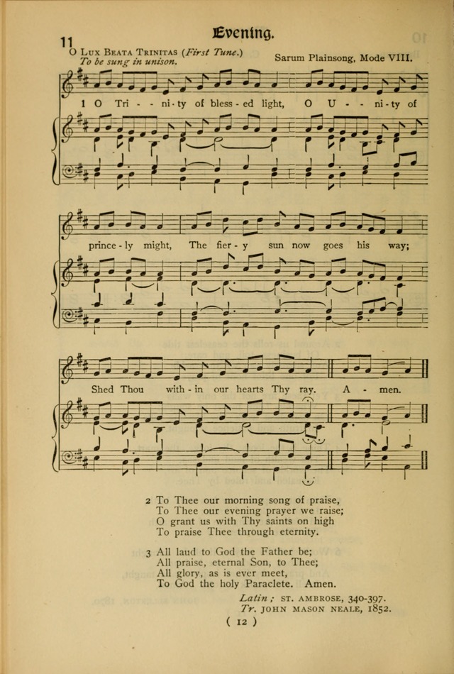 The Hymnal: as authorized and approved by the General Convention of the Protestant Episcopal Church in the United States of America in the year of our Lord 1916 page 82