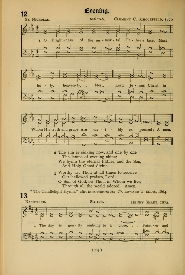 The Hymnal: as authorized and approved by the General Convention of the Protestant Episcopal Church in the United States of America in the year of our Lord 1916 page 84