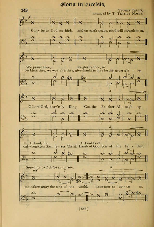 The Hymnal: as authorized and approved by the General Convention of the Protestant Episcopal Church in the United States of America in the year of our Lord 1916 page 881