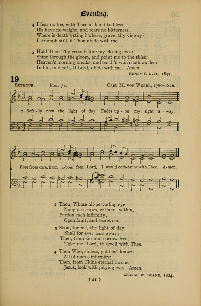 The Hymnal: as authorized and approved by the General Convention of the Protestant Episcopal Church in the United States of America in the year of our Lord 1916 page 91