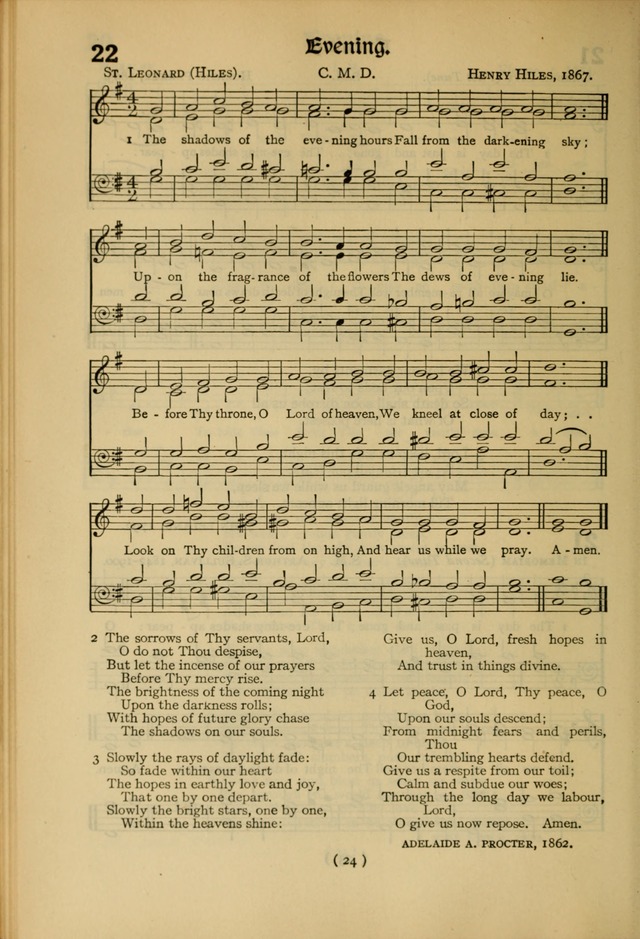 The Hymnal: as authorized and approved by the General Convention of the Protestant Episcopal Church in the United States of America in the year of our Lord 1916 page 94