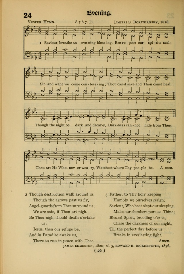 The Hymnal: as authorized and approved by the General Convention of the Protestant Episcopal Church in the United States of America in the year of our Lord 1916 page 96