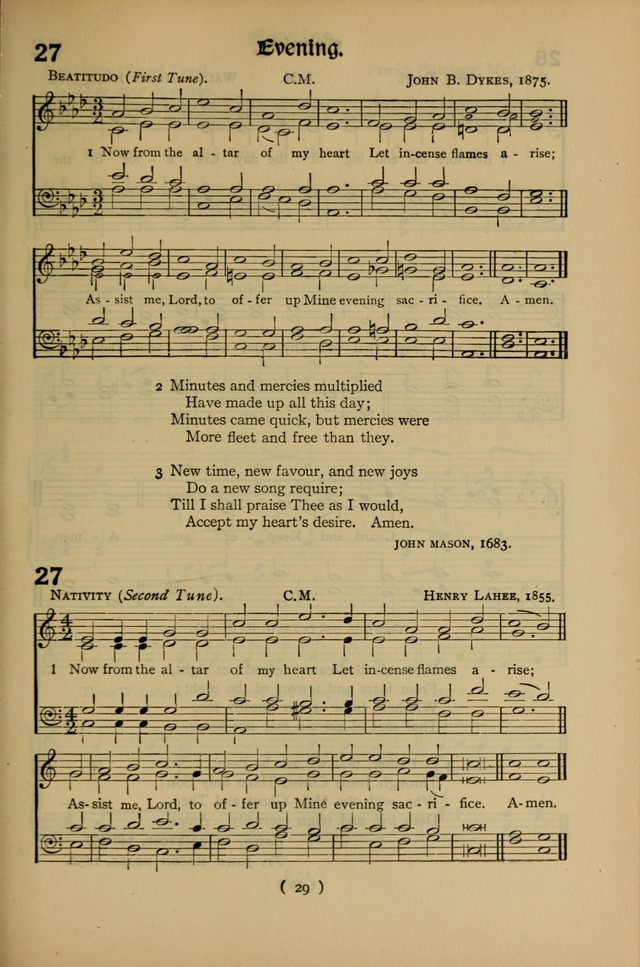The Hymnal: as authorized and approved by the General Convention of the Protestant Episcopal Church in the United States of America in the year of our Lord 1916 page 99