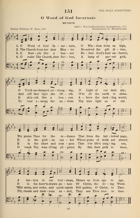 The Evangelical Hymnal page 135