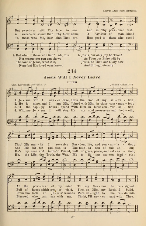 The Evangelical Hymnal page 209