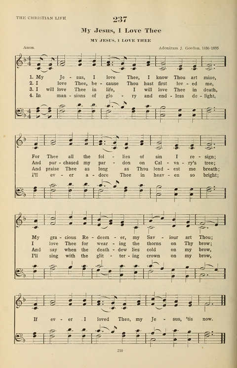 The Evangelical Hymnal page 212