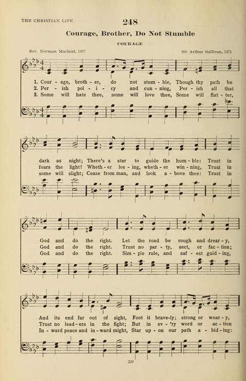 The Evangelical Hymnal page 222