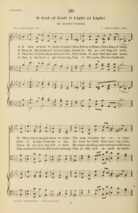 The Evangelical Hymnal page 24