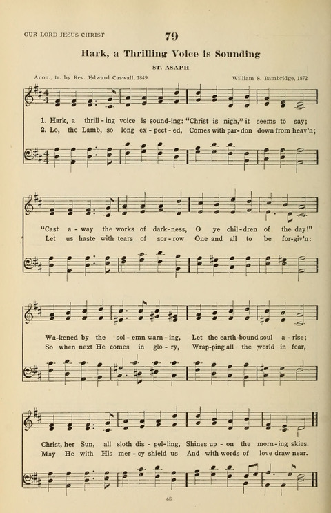 The Evangelical Hymnal page 68