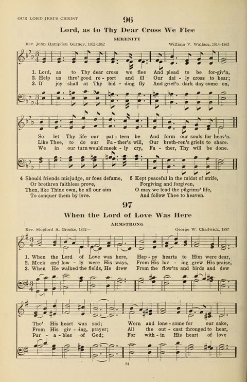 The Evangelical Hymnal page 84