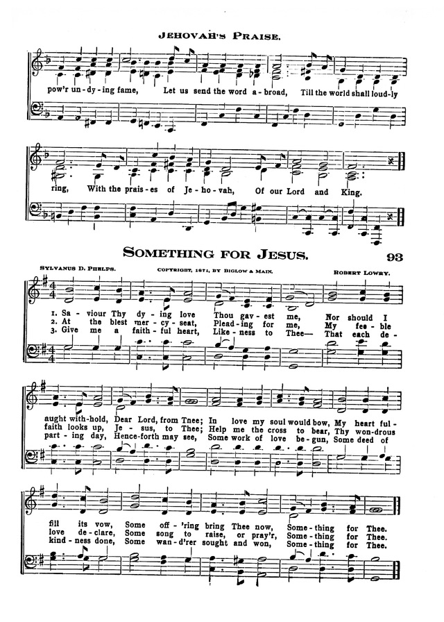 The Excelsior Hymnal page 93