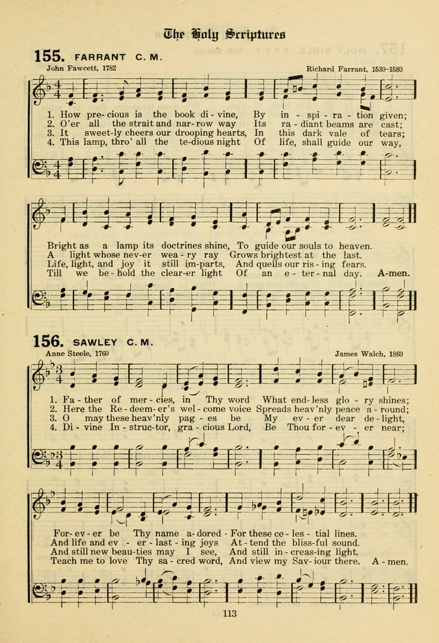 The Evangelical Hymnal page 115