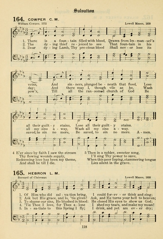The Evangelical Hymnal page 120