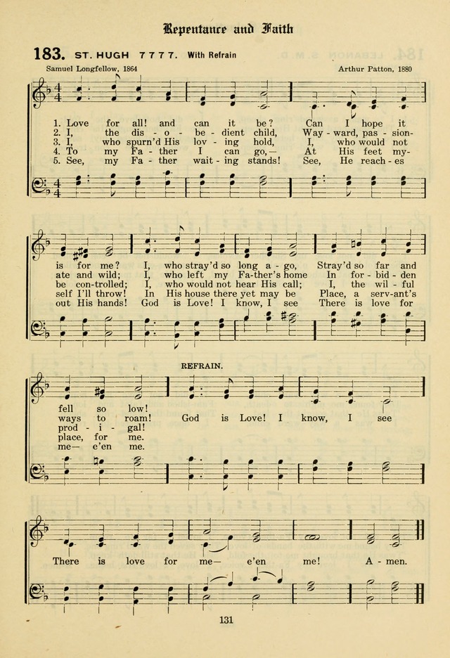 The Evangelical Hymnal page 133
