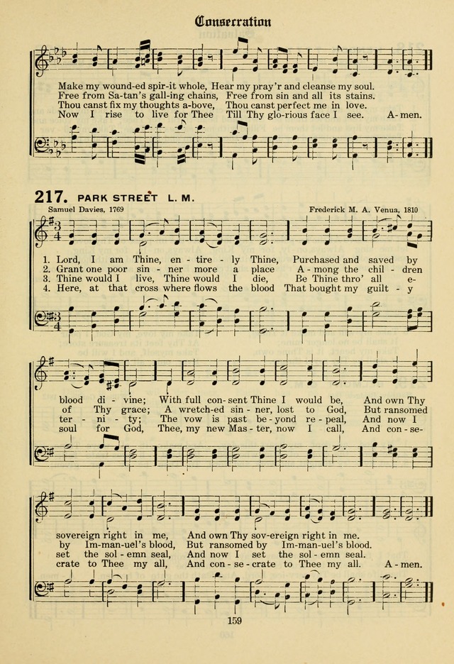 The Evangelical Hymnal page 161