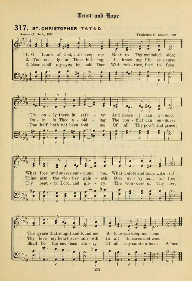 The Evangelical Hymnal page 239