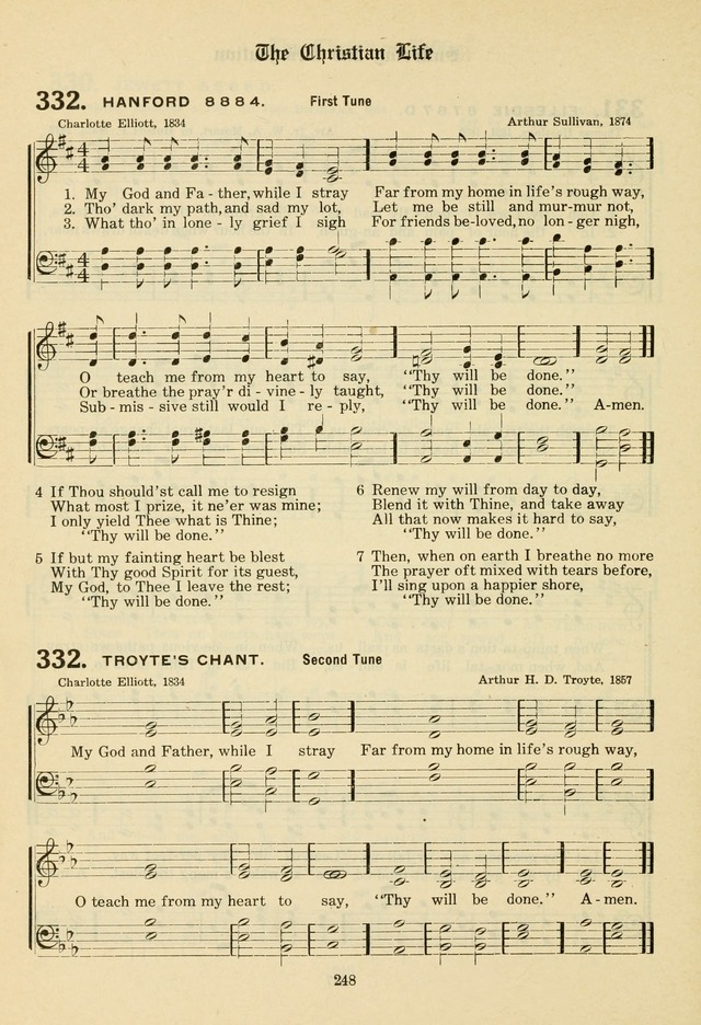 The Evangelical Hymnal page 250
