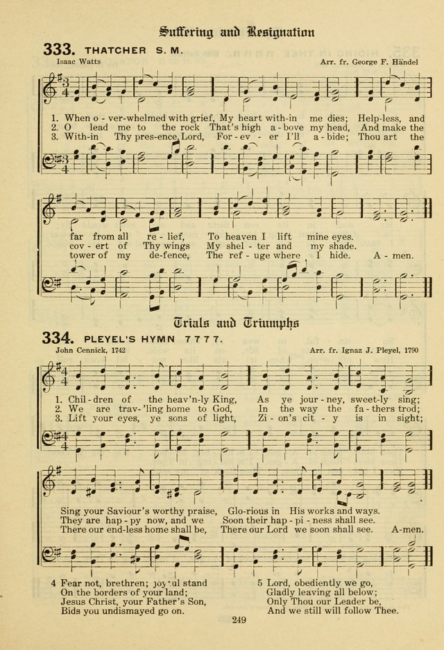 The Evangelical Hymnal page 251