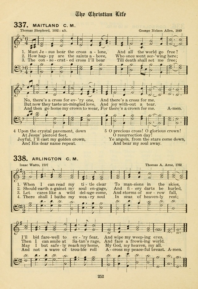The Evangelical Hymnal page 254