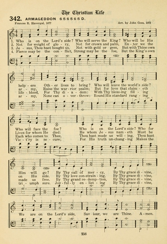 The Evangelical Hymnal page 258