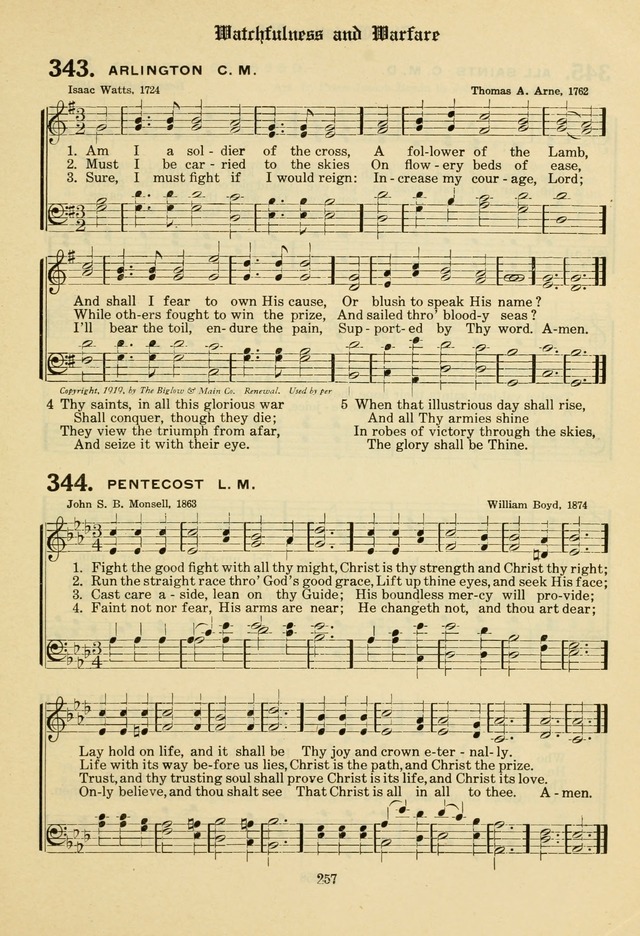 The Evangelical Hymnal page 259