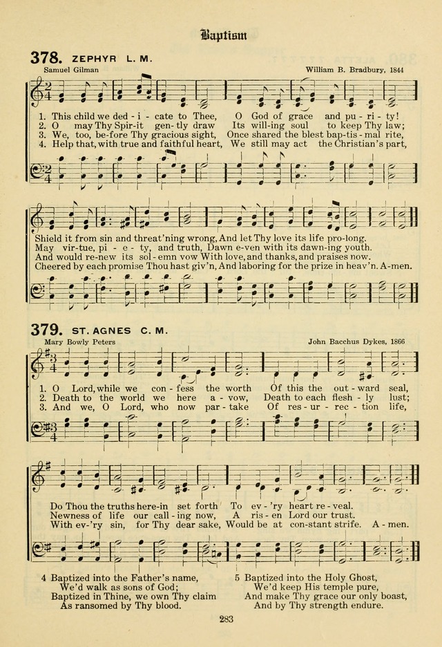 The Evangelical Hymnal page 285