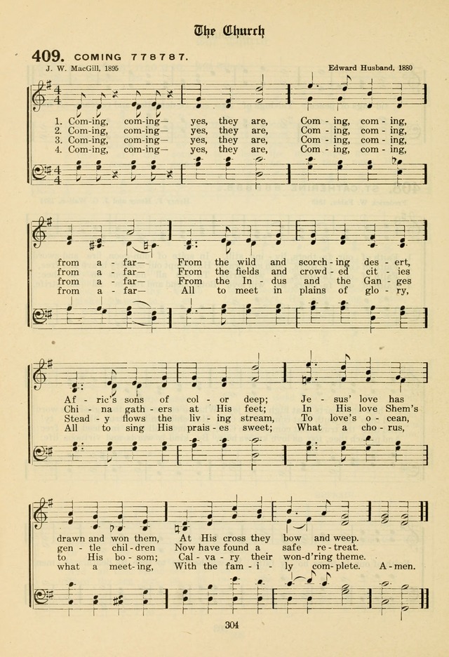 The Evangelical Hymnal page 306